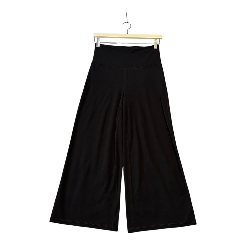 Athleta | Elation Wide Crop Pant in Black Size S - Picture 2 of 15